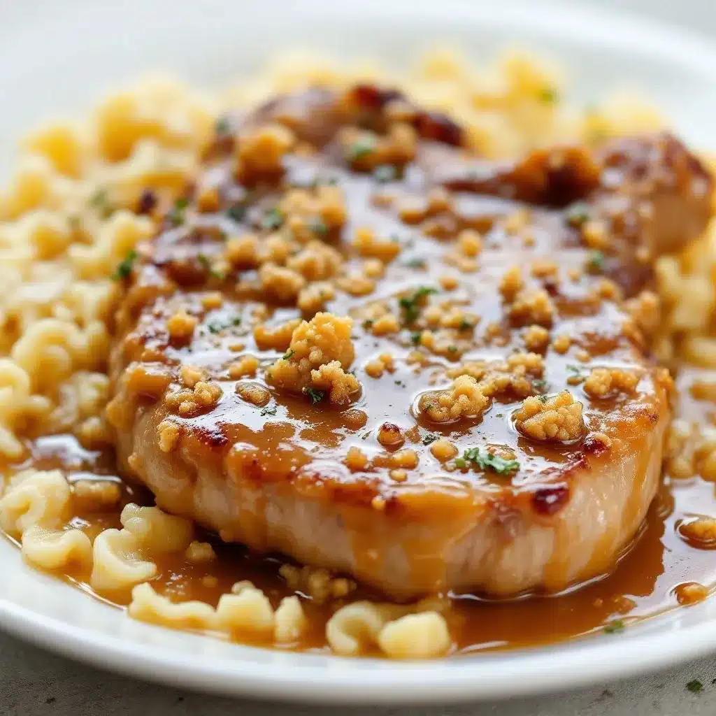 crockpot pork chops with gravy preparation steps