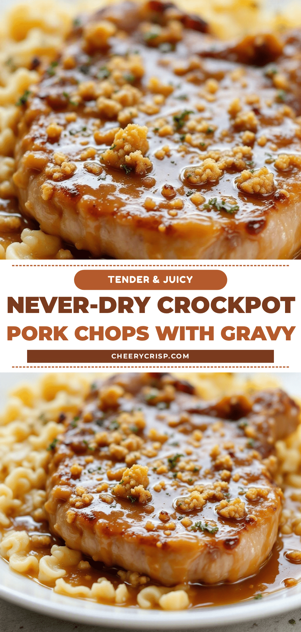 crockpot pork chops with gravy recipe