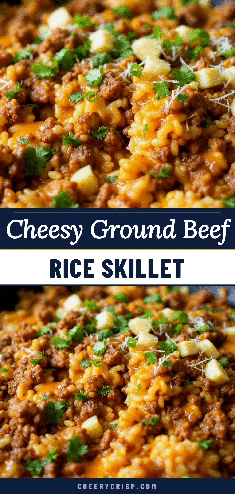easy cheesy ground beef and rice skillet recipe
