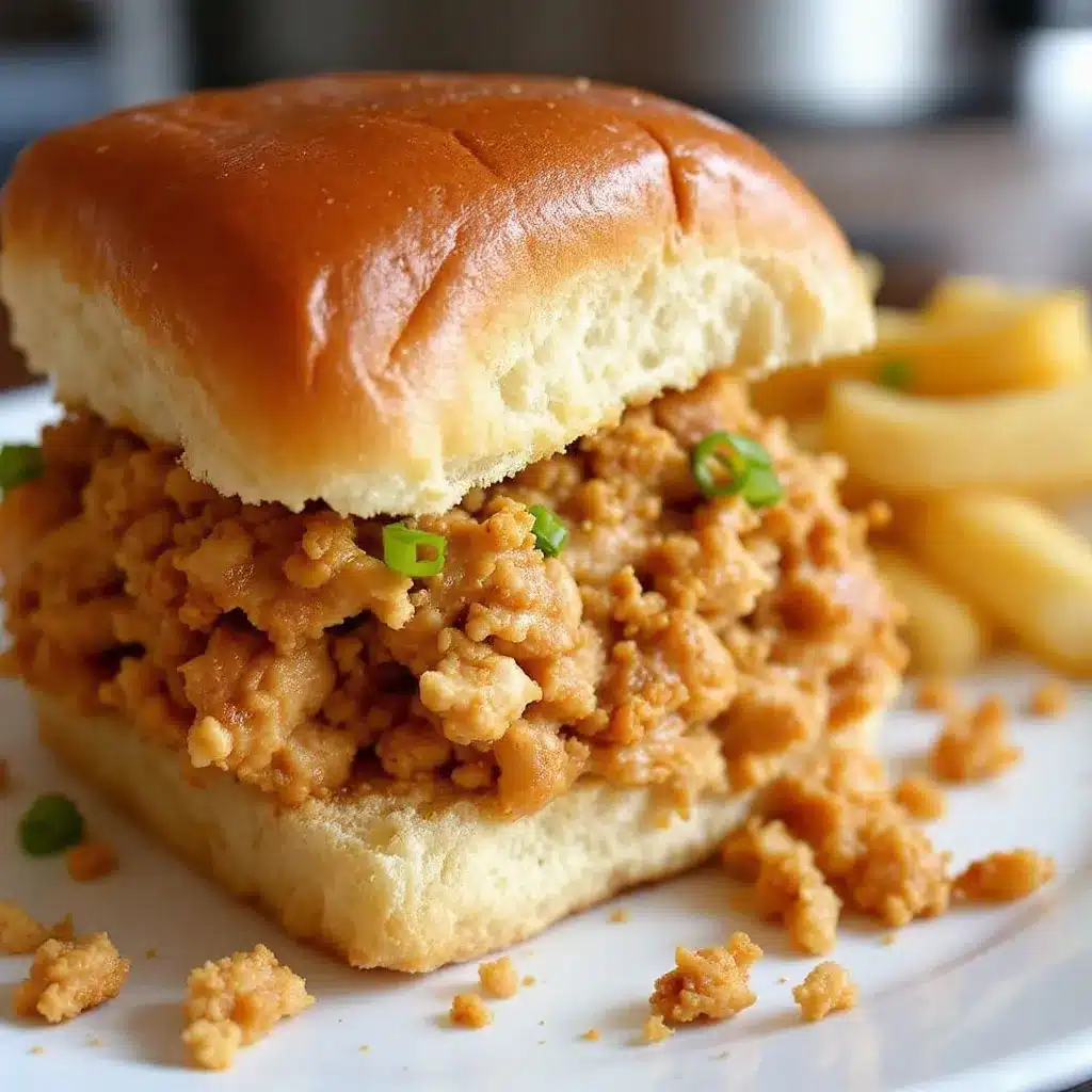 Easy Honey Garlic Slow Cooker Pulled Chicken Sliders preparation steps