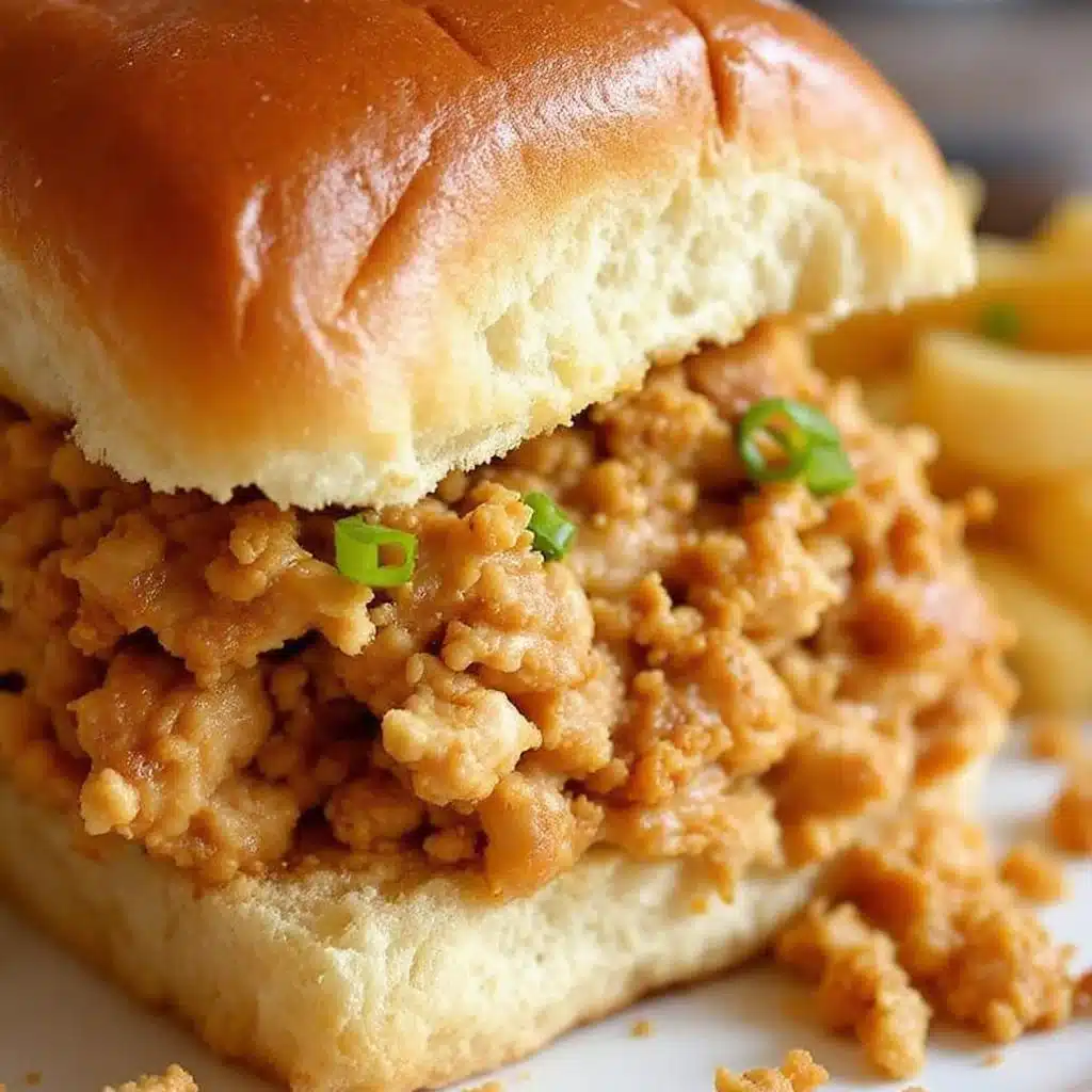 Easy Honey Garlic Slow Cooker Pulled Chicken Sliders - featured image
