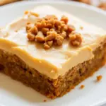 easy pumpkin bars with brown butter frosting - featured image