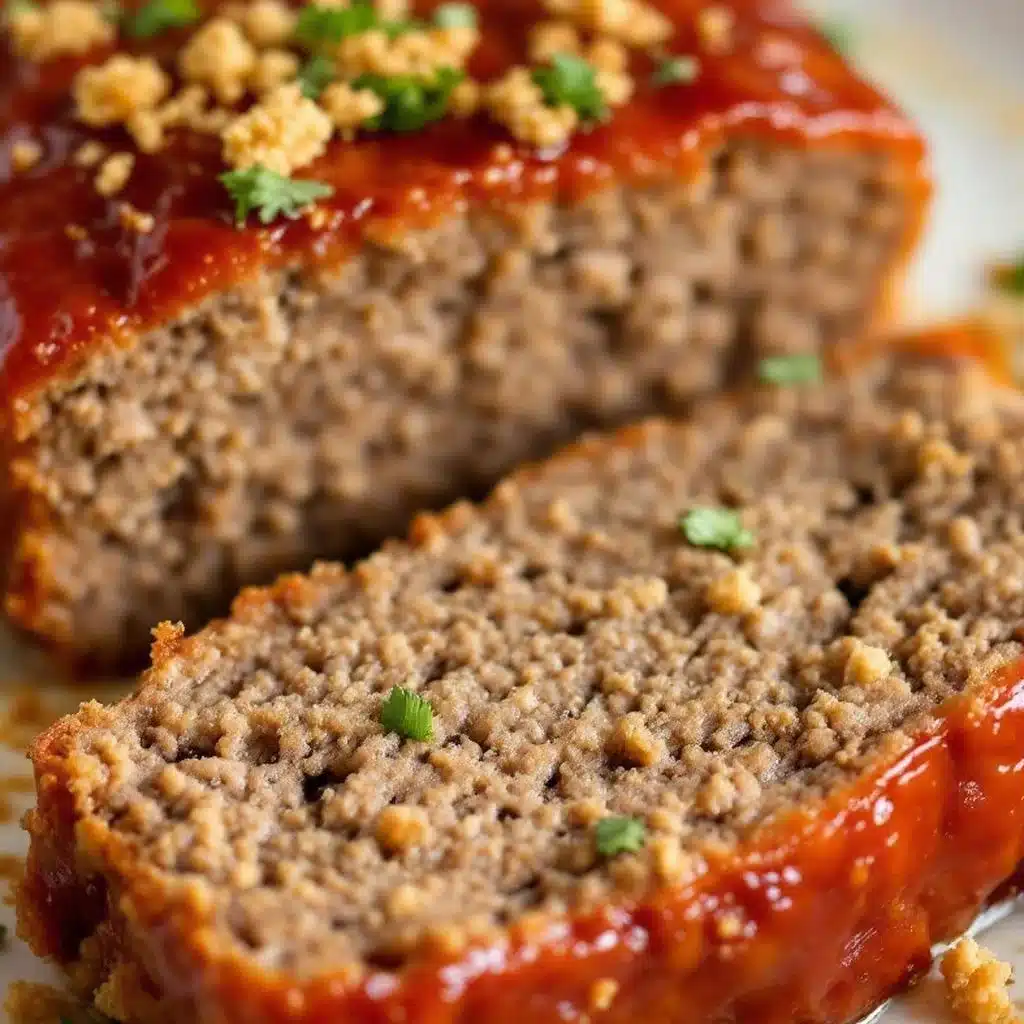 easy weeknight meatloaf with brown sugar glaze - featured image