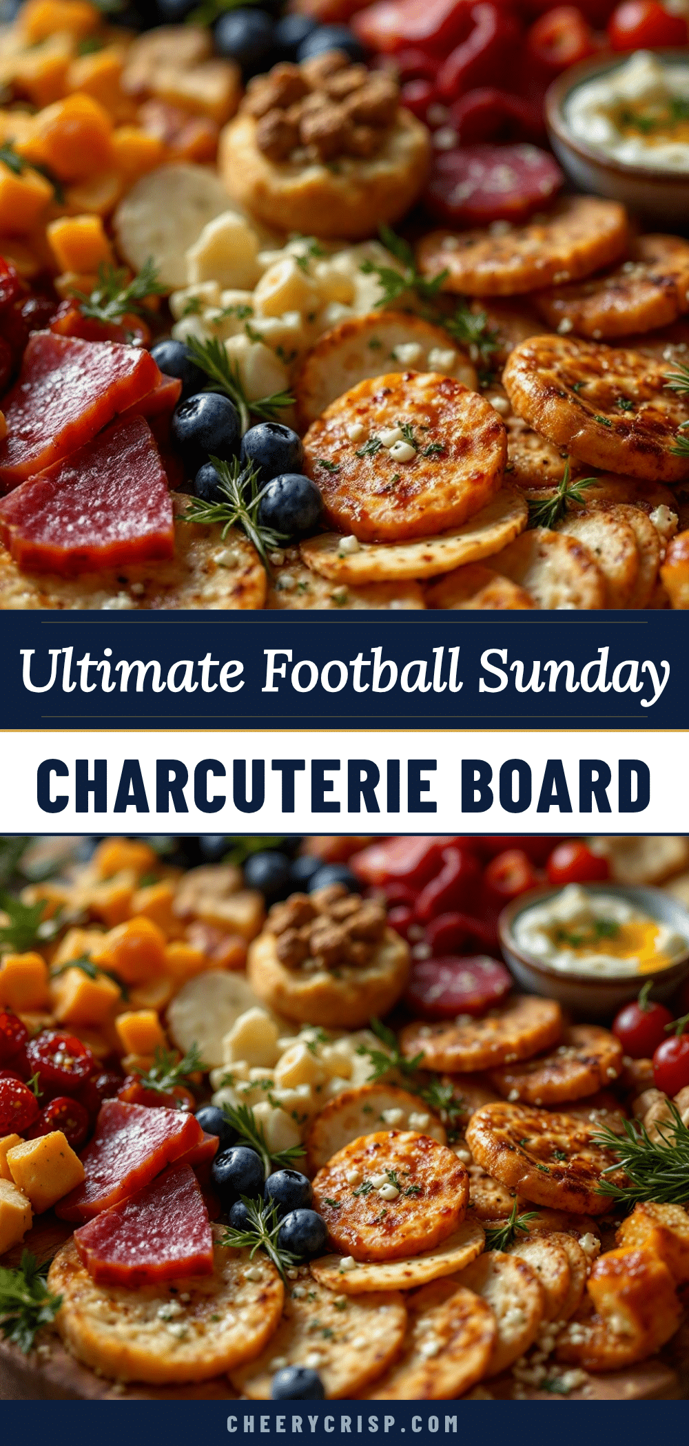 football sunday charcuterie board recipe