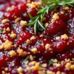 fresh cranberry orange sauce - featured image