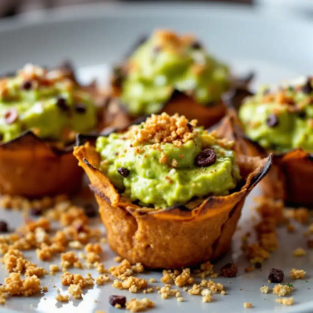 Fun Frankenstein Guacamole Cups preparation steps