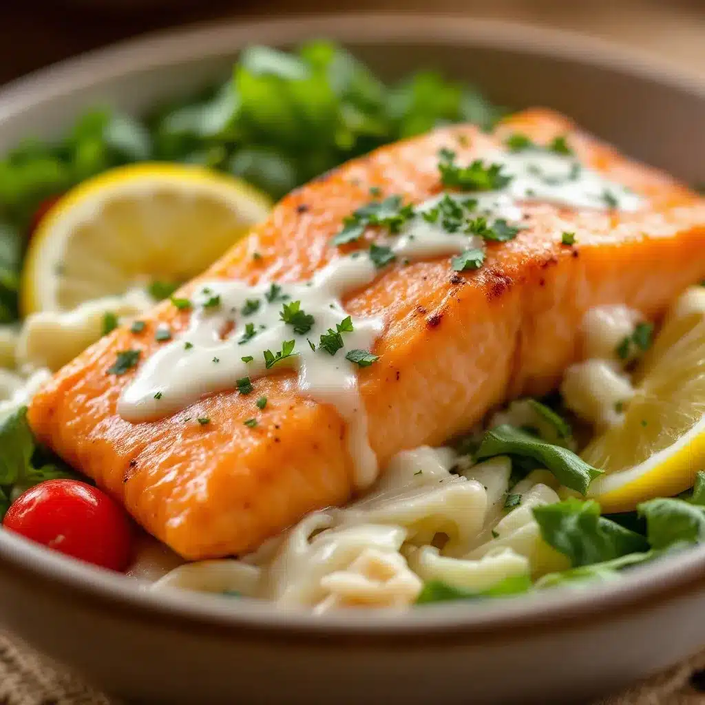 garlic butter salmon preparation steps