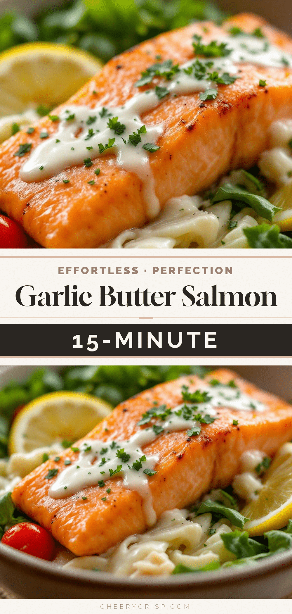 garlic butter salmon recipe