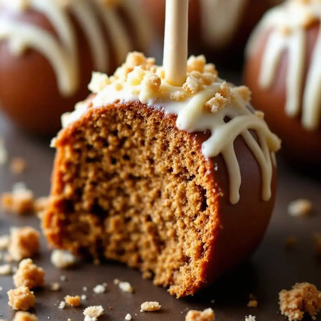 gingerbread cake pops - featured image