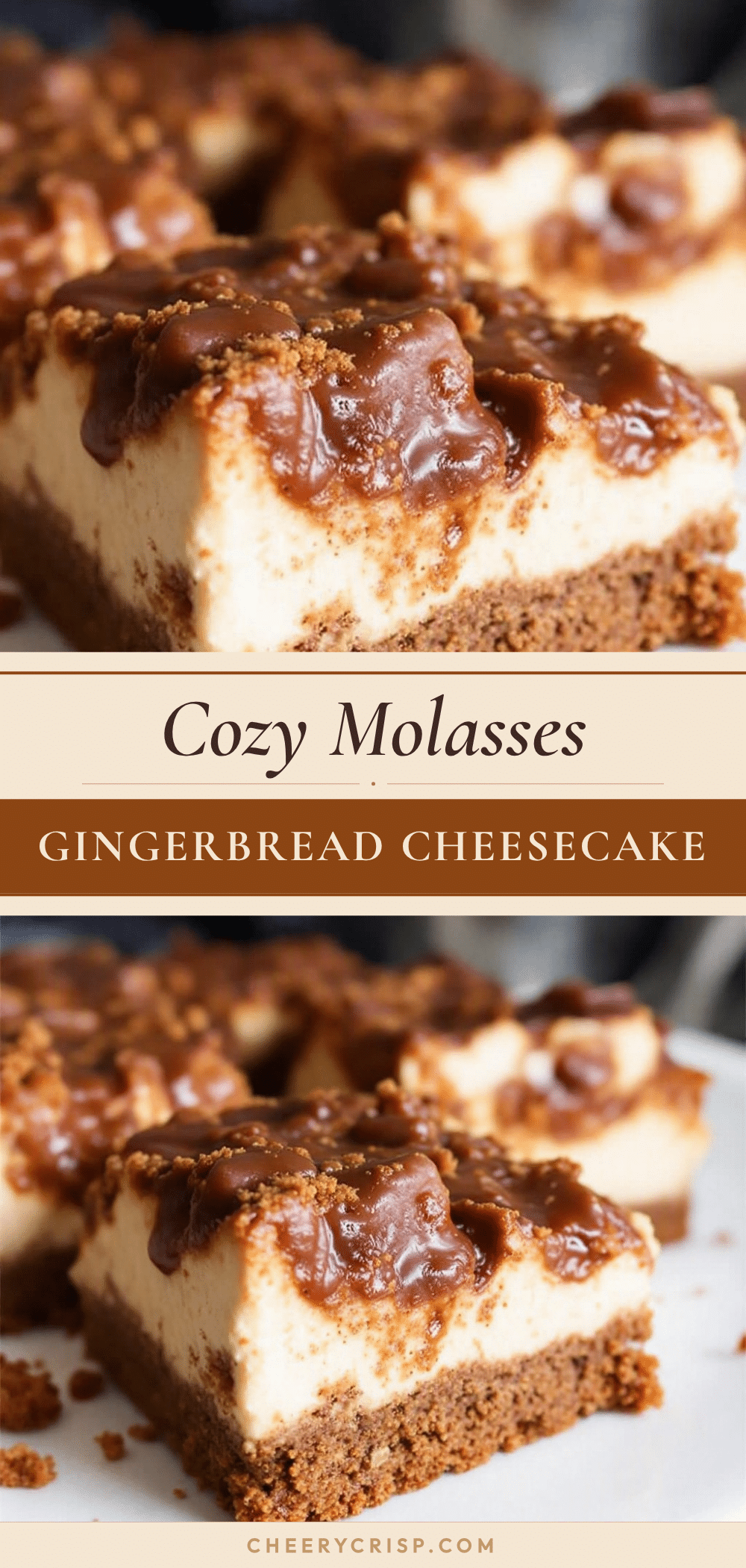 gingerbread cheesecake bars recipe