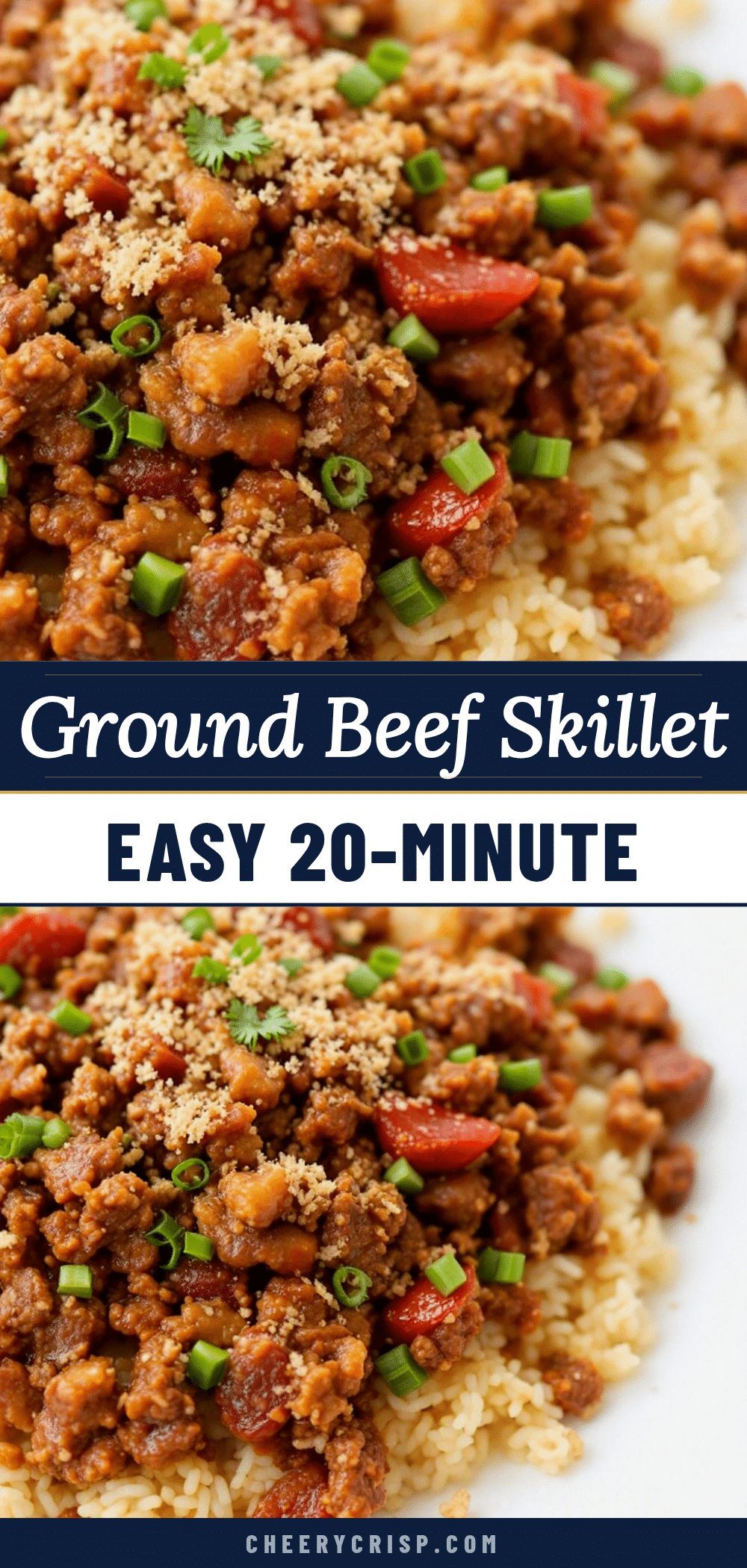 ground beef and rice skillet recipe