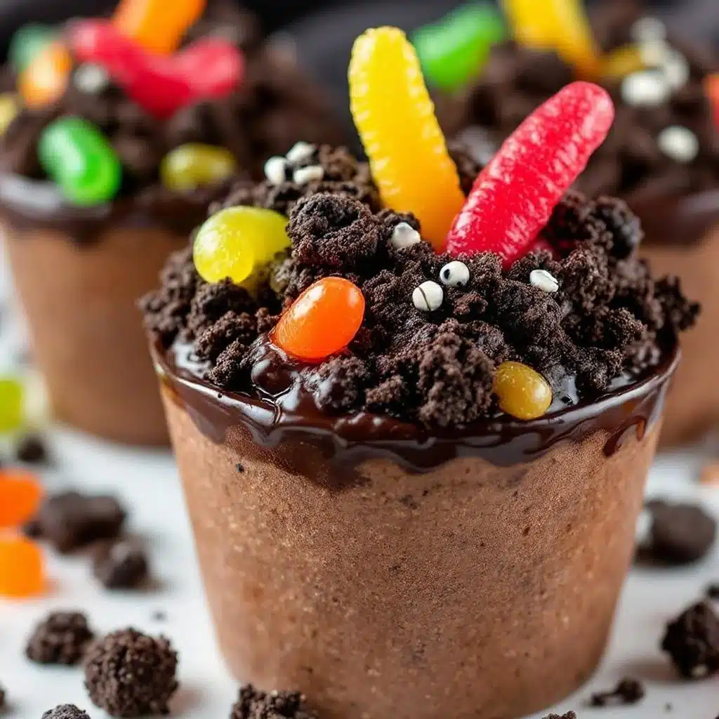 halloween dirt cups - featured image