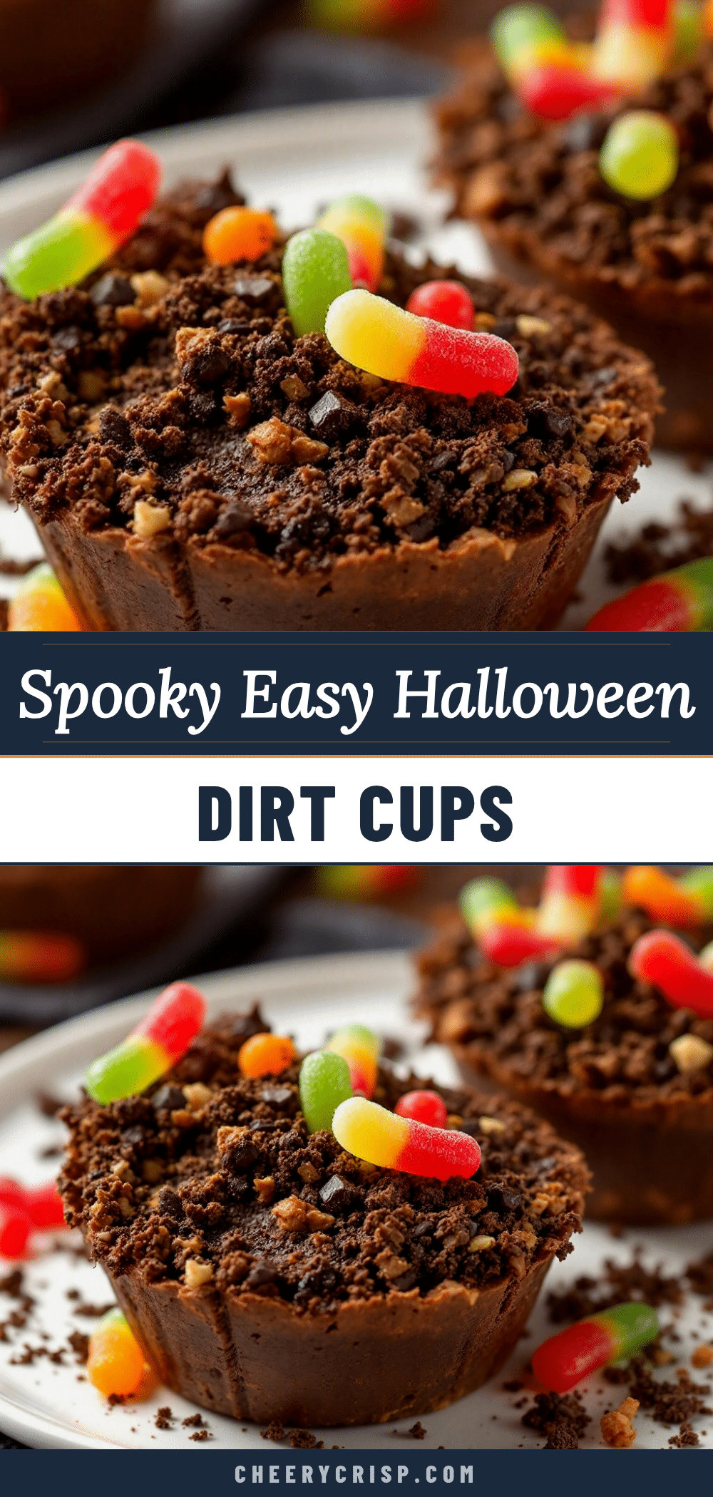 Halloween dirt cups recipe