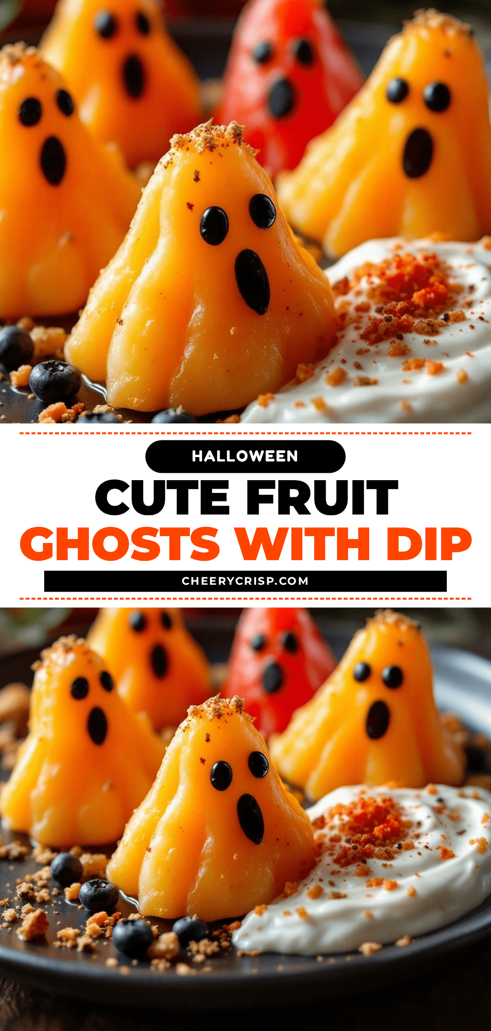 Halloween fruit ghosts recipe