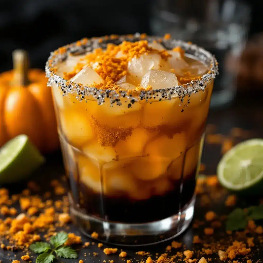 halloween margarita recipe preparation steps