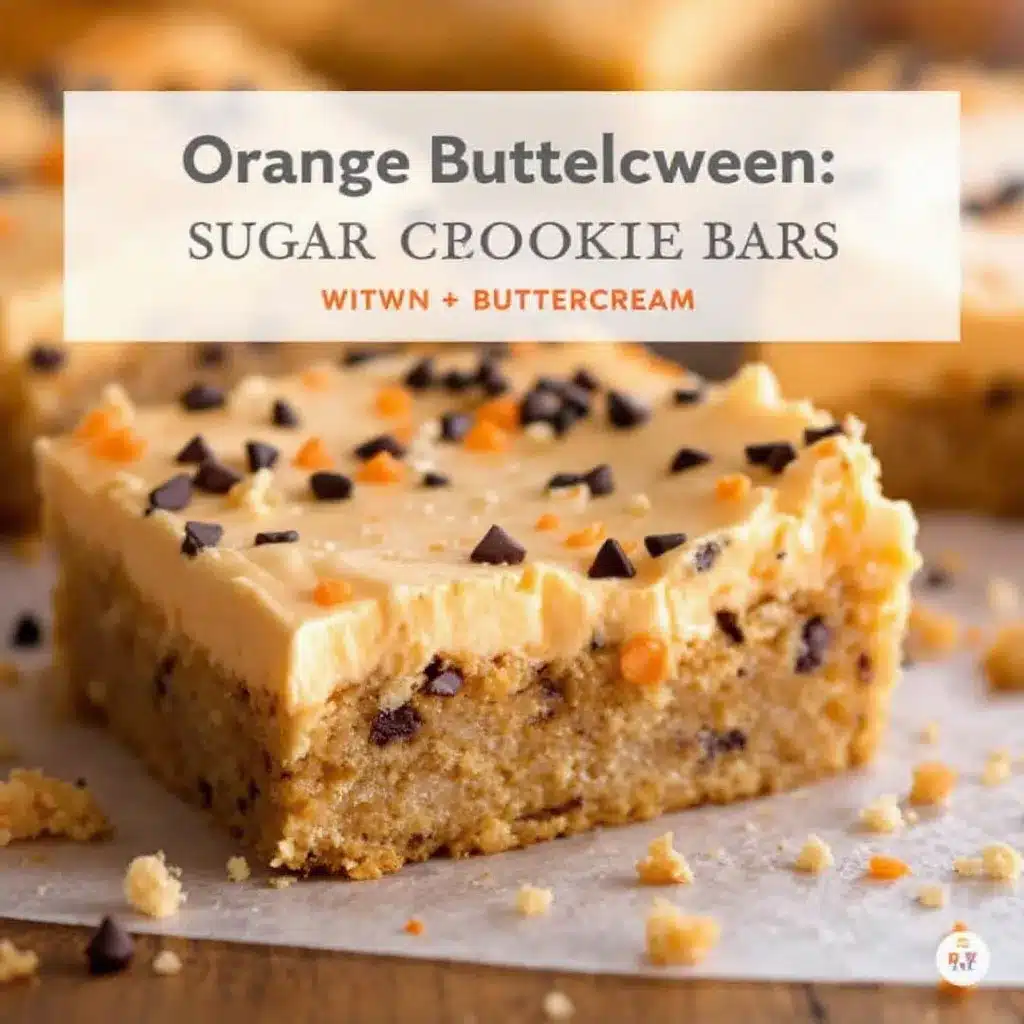 Halloween sugar cookie bars preparation steps