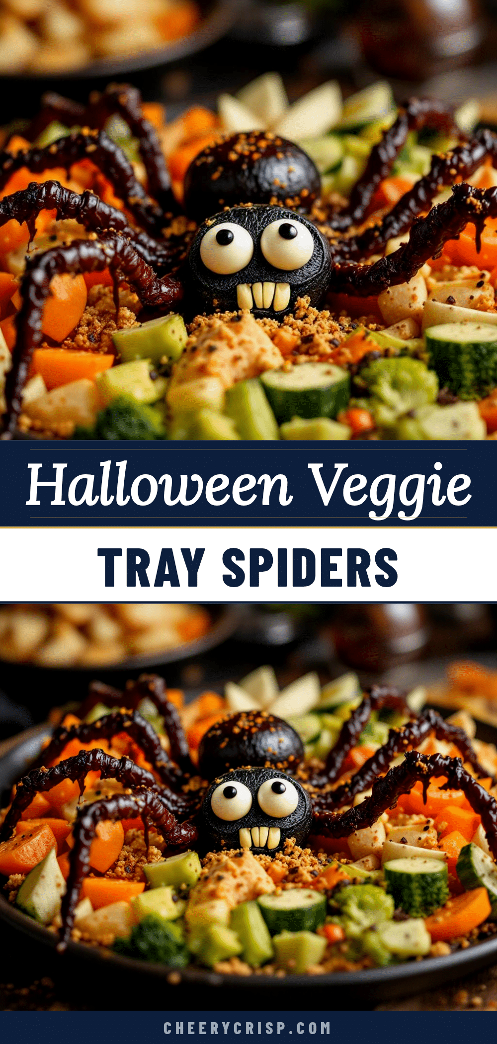 Halloween Veggie Tray recipe