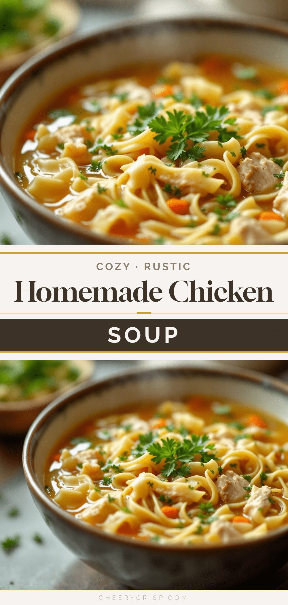 homemade chicken noodle soup recipe