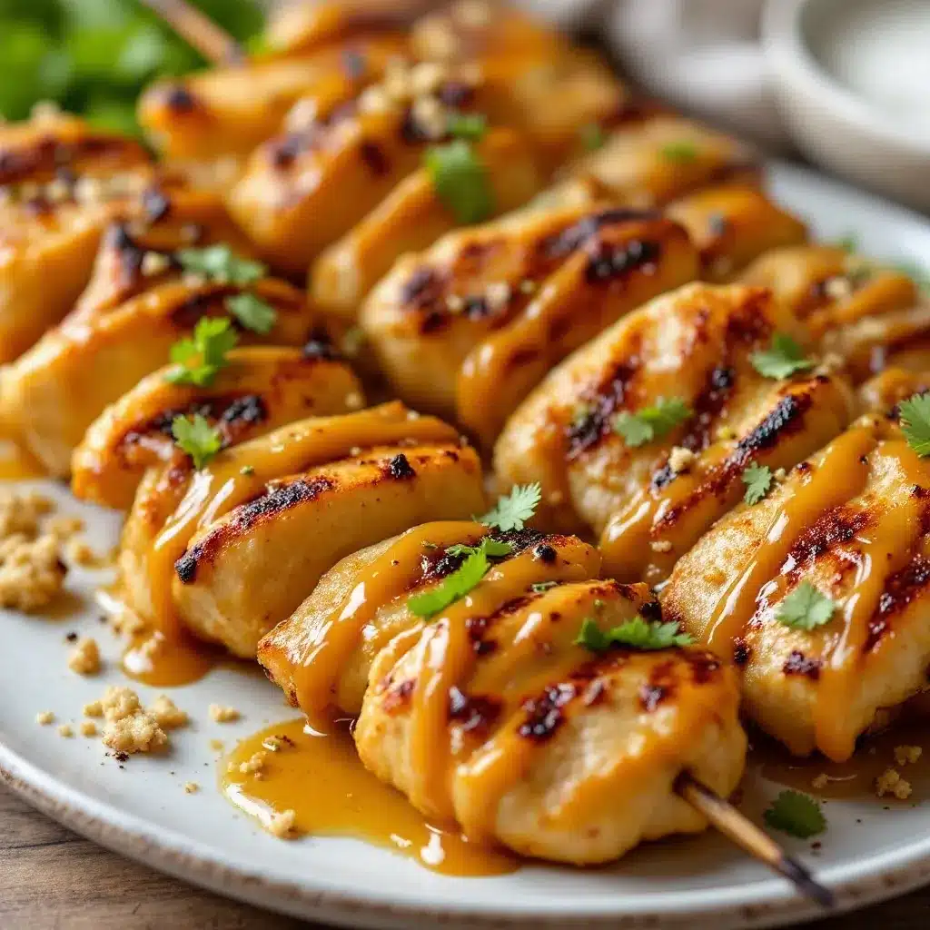 honey mustard grilled chicken skewers preparation steps