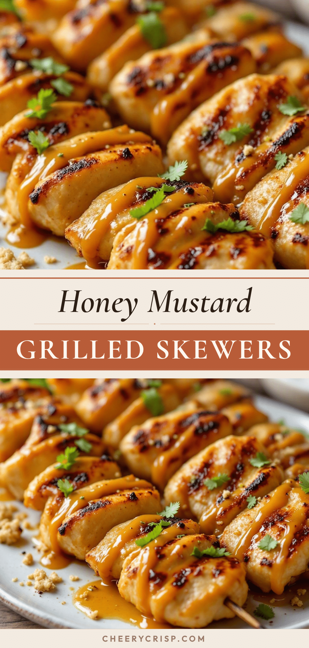 honey mustard grilled chicken skewers recipe