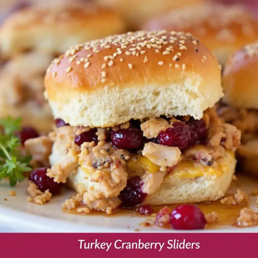 juicy turkey cranberry sliders preparation steps