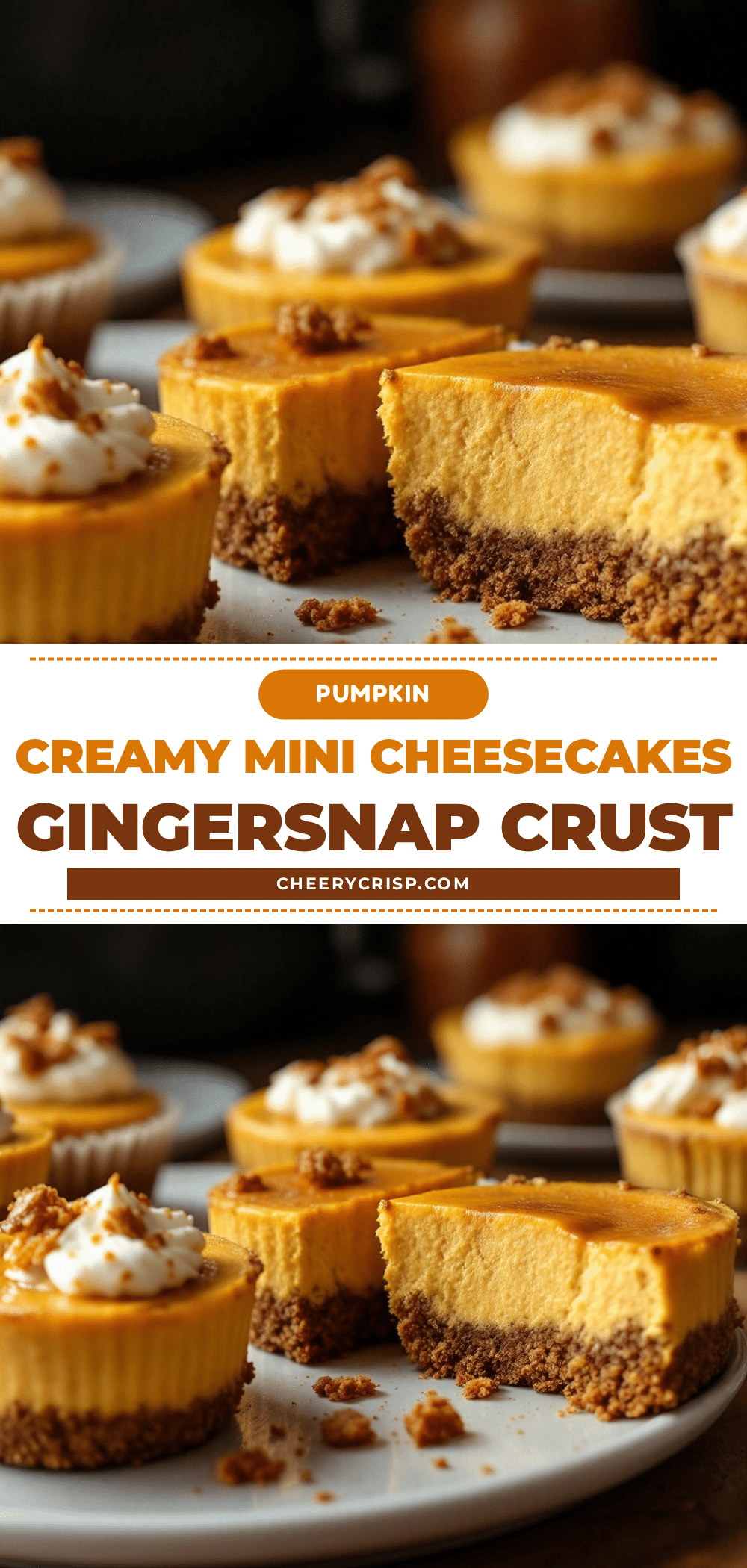 mini pumpkin cheesecakes recipe