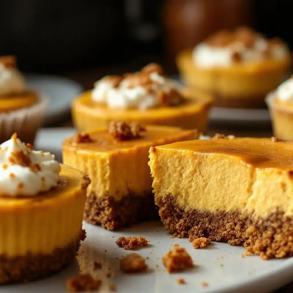 mini pumpkin cheesecakes - featured image