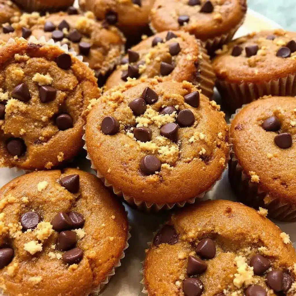 mini pumpkin chocolate chip muffins preparation steps