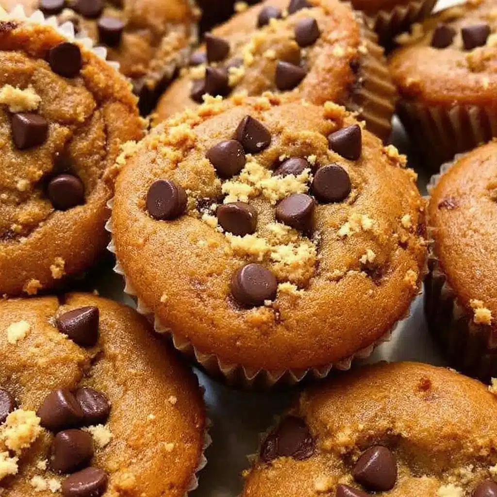 mini pumpkin chocolate chip muffins - featured image
