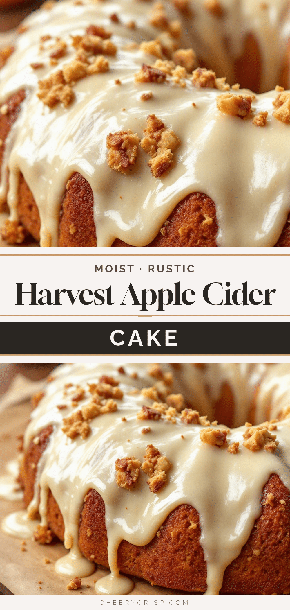 moist harvest apple cider cake recipe