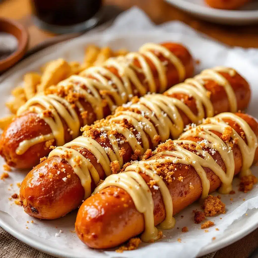 mummy pretzel dogs preparation steps