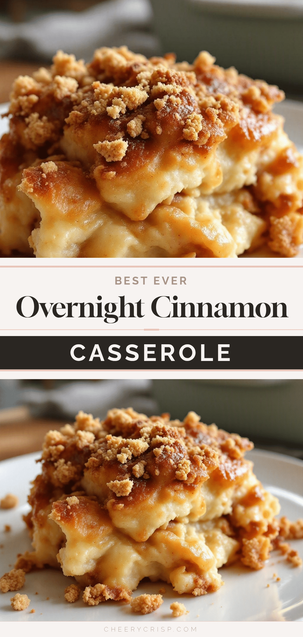 overnight cinnamon roll casserole recipe