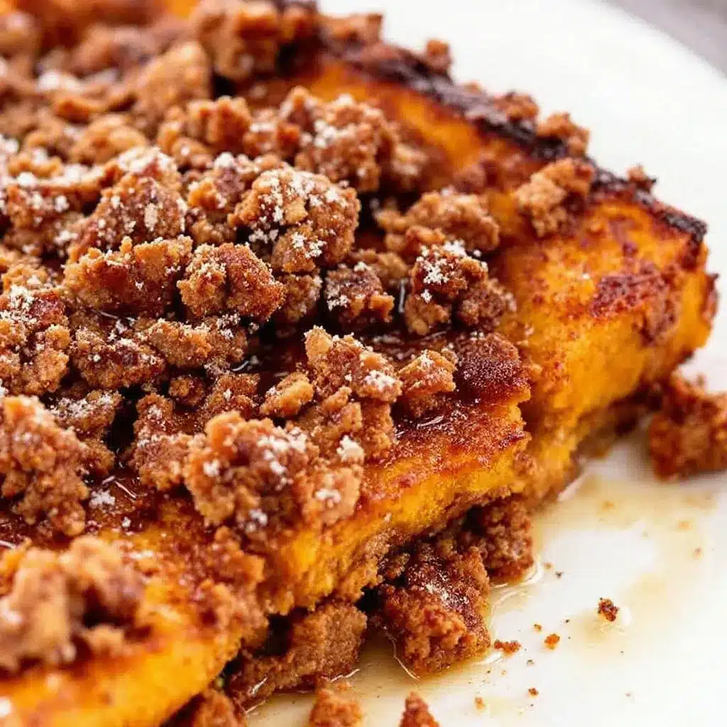 pumpkin french toast bake preparation steps