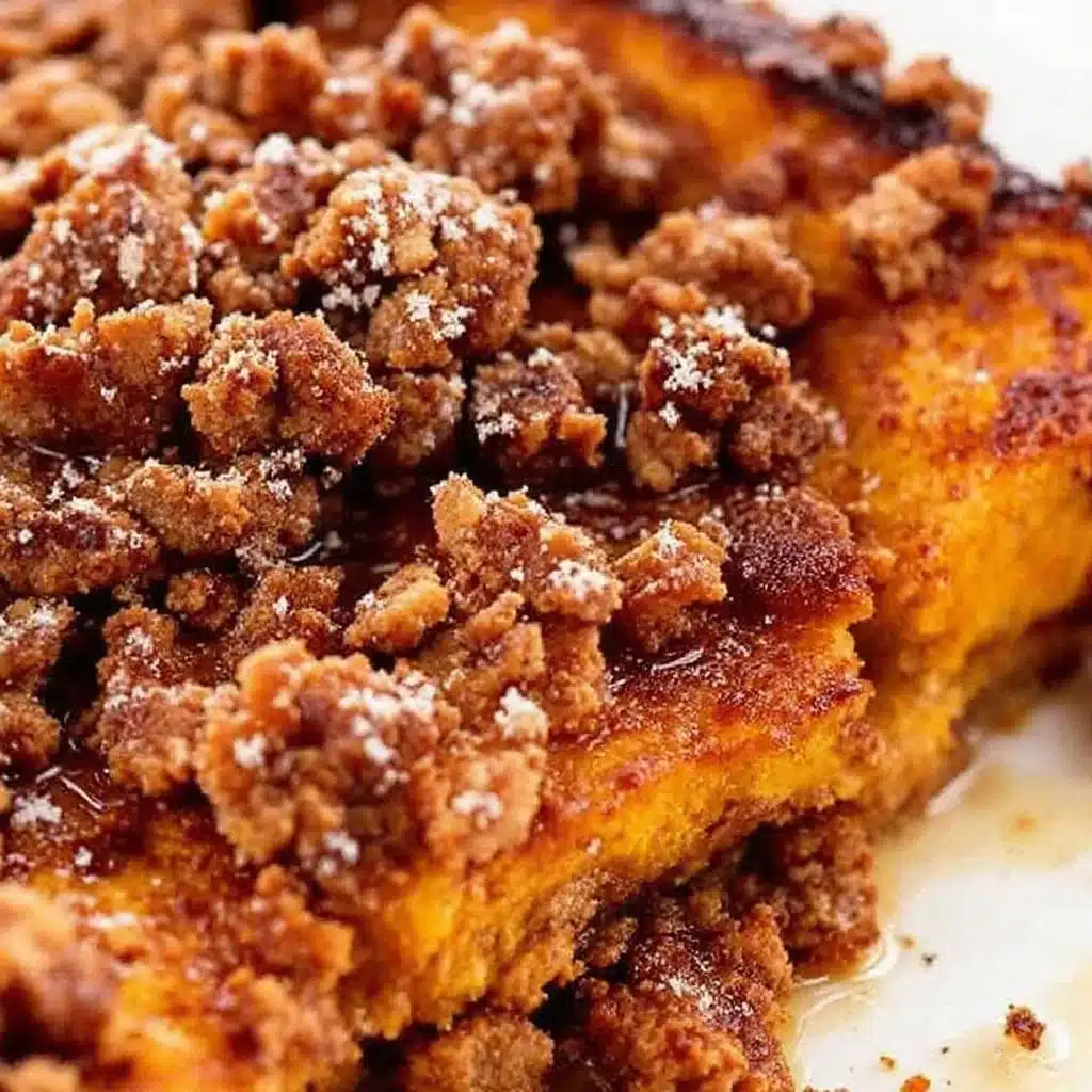 pumpkin french toast bake - featured image