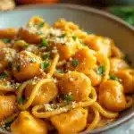 pumpkin gnocchi with brown butter sage - featured image