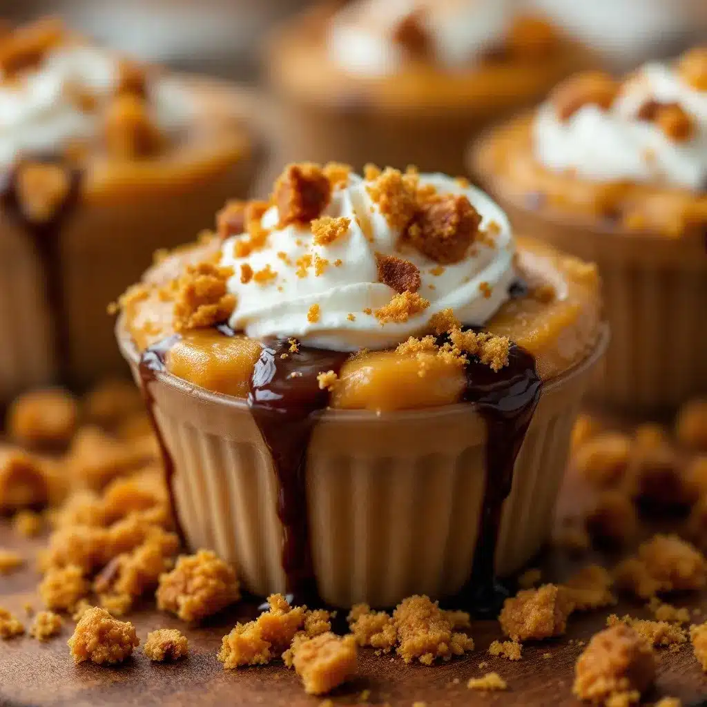 Pumpkin Patch Pudding Cups preparation steps
