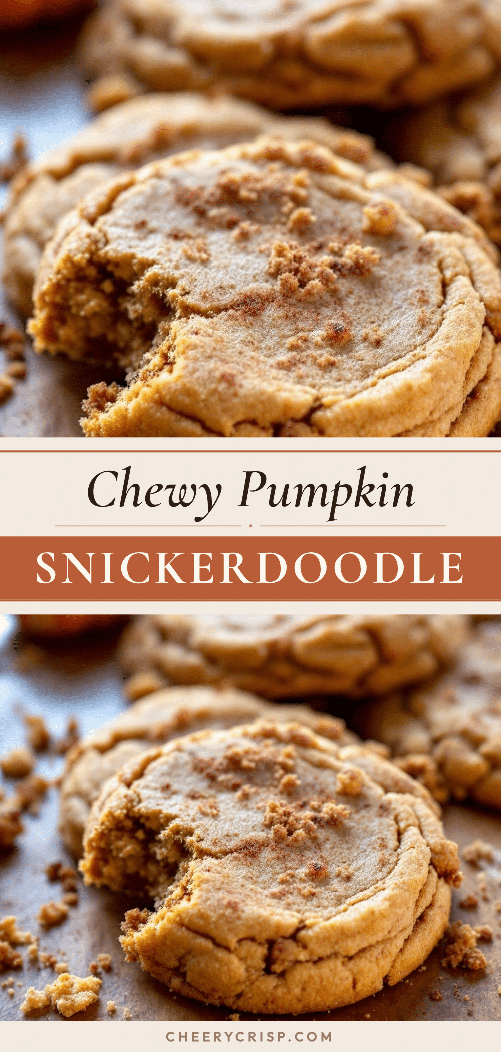 pumpkin snickerdoodle cookies recipe