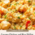 Quick Creamy Chicken and Rice Skillet - featured image
