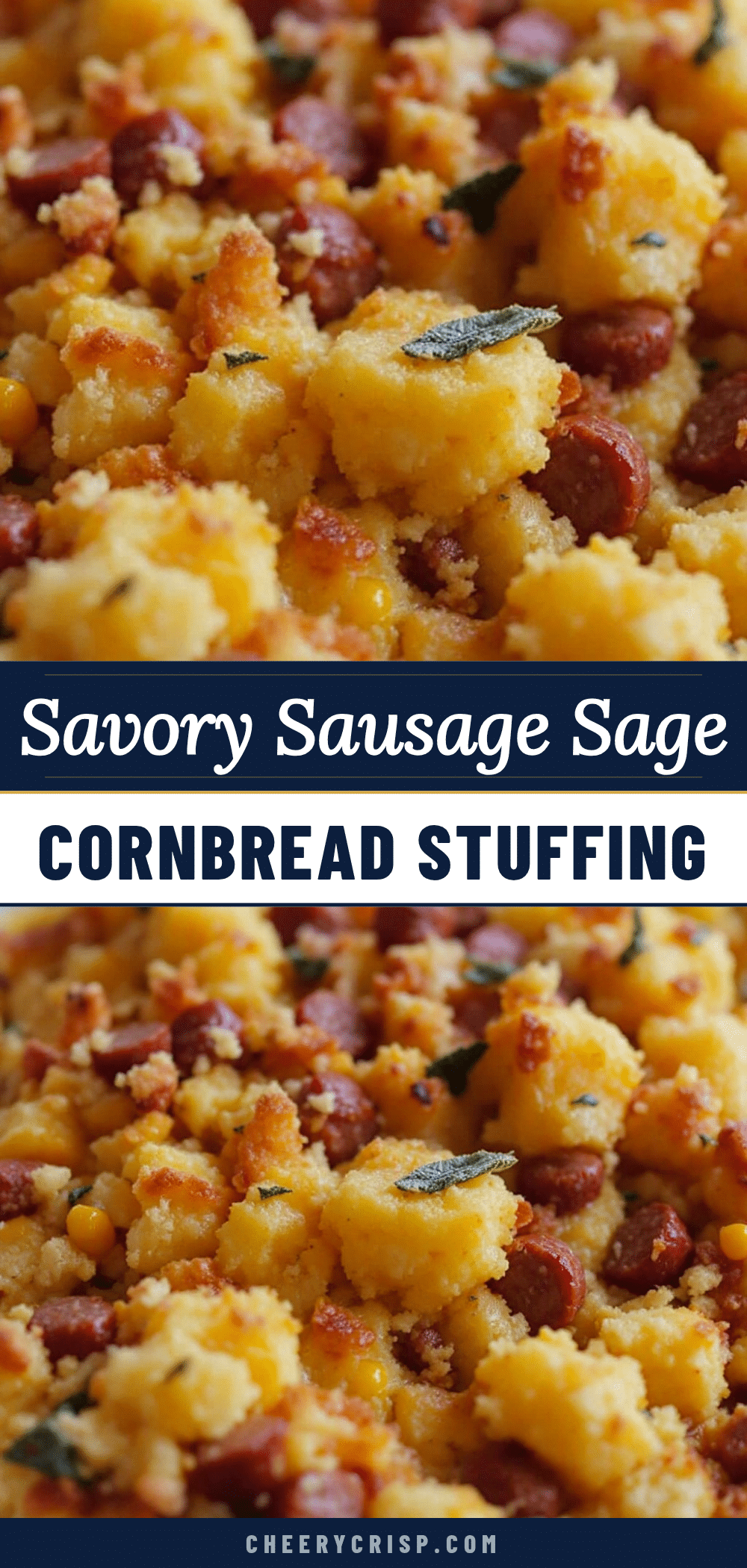 savory cornbread stuffing with sausage and sage recipe