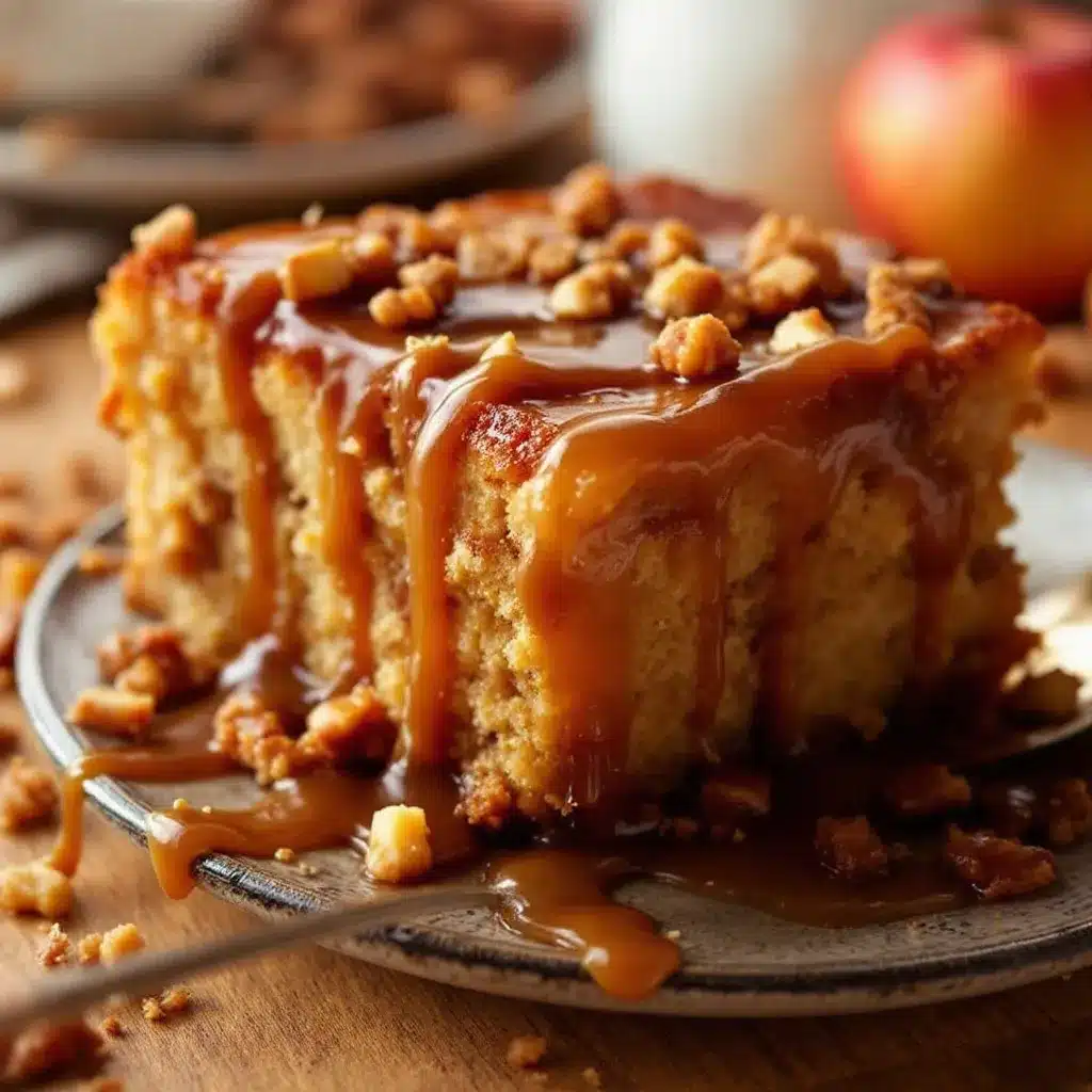 slow cooker apple cider cake preparation steps