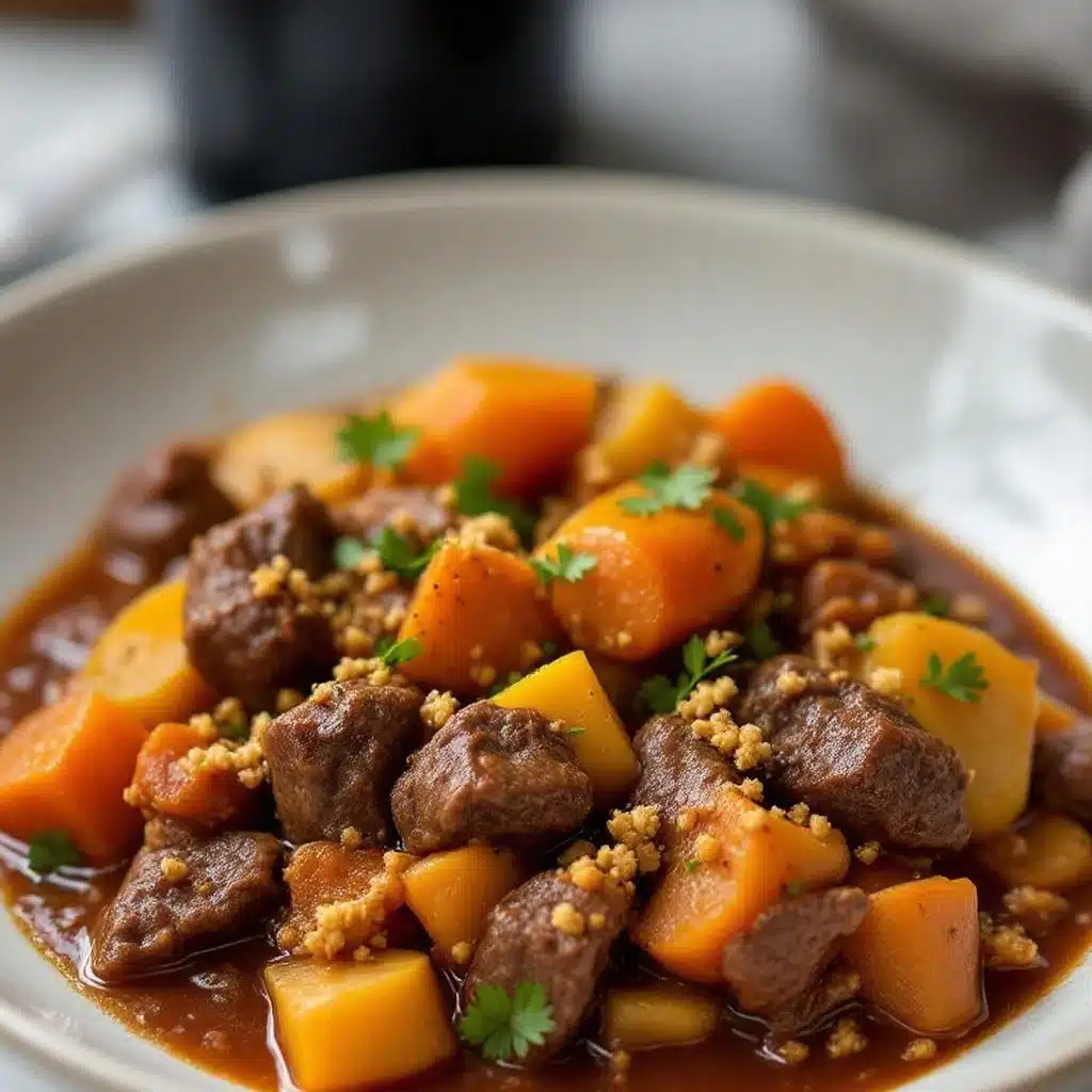 slow cooker beef stew with red wine - featured image