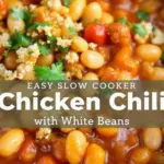 slow cooker chicken chili - featured image