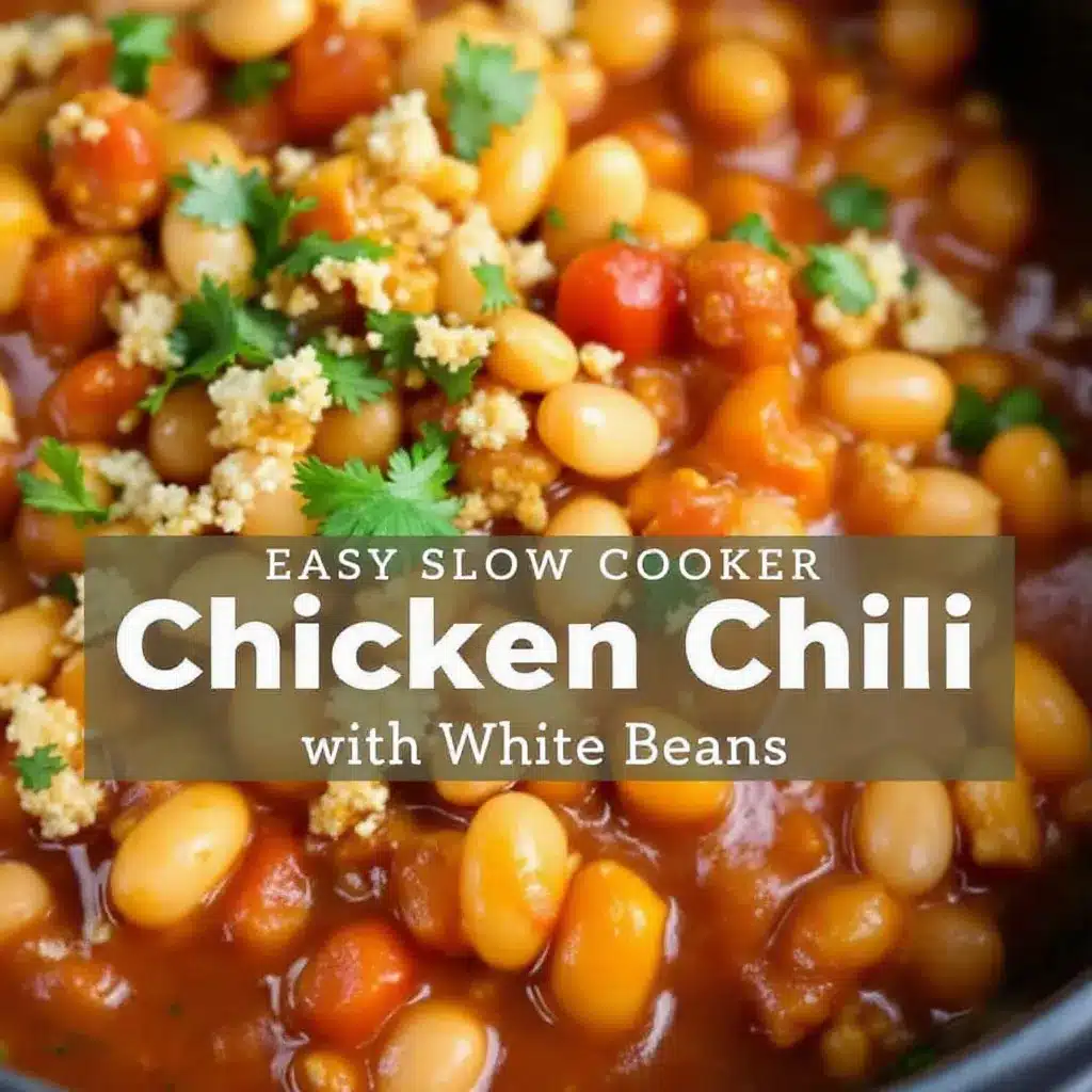 slow cooker chicken chili preparation steps