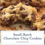 small-batch chocolate chip cookies for two - featured image