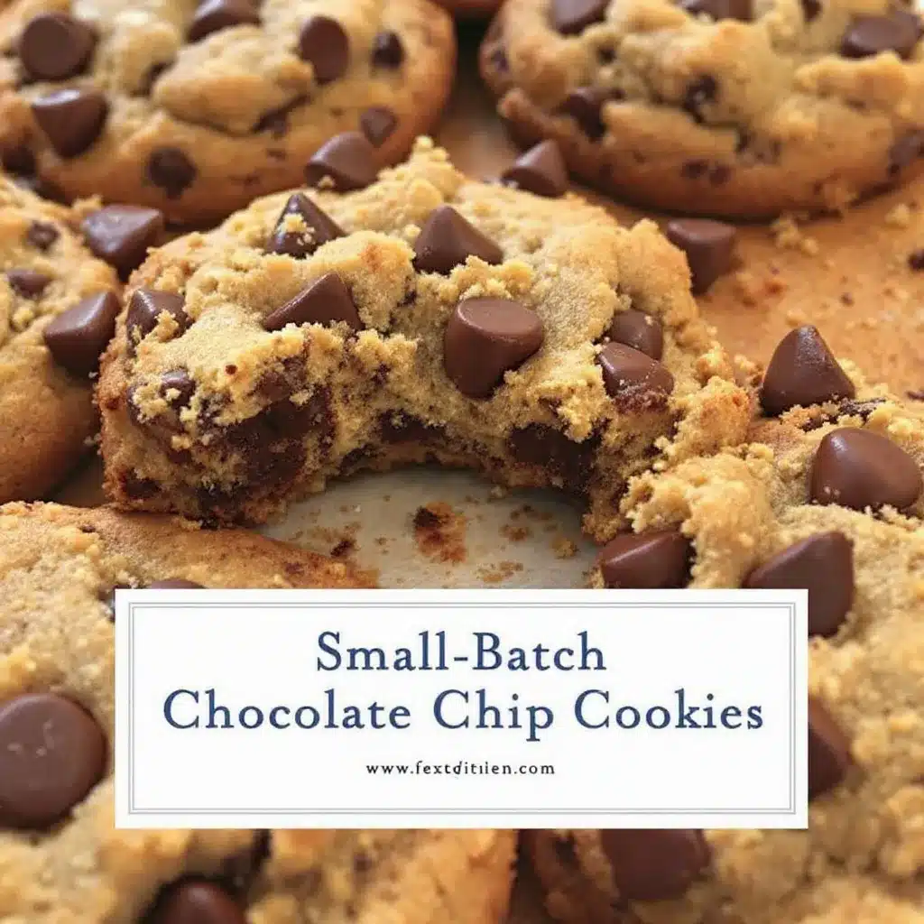 small-batch chocolate chip cookies for two preparation steps