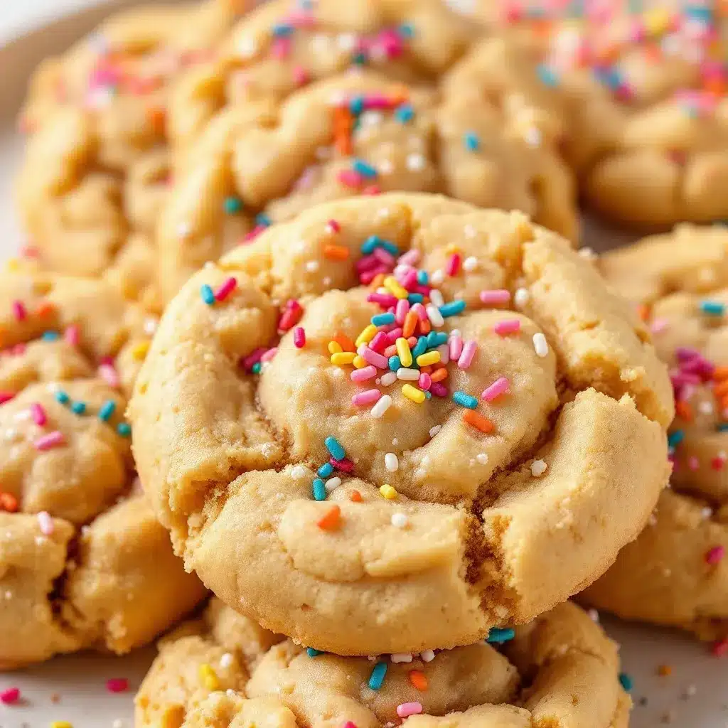 soft birthday cake cookies preparation steps
