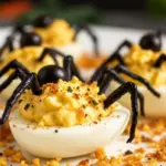 spider deviled eggs - featured image