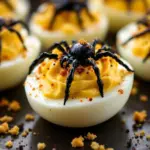 spider deviled eggs - featured image