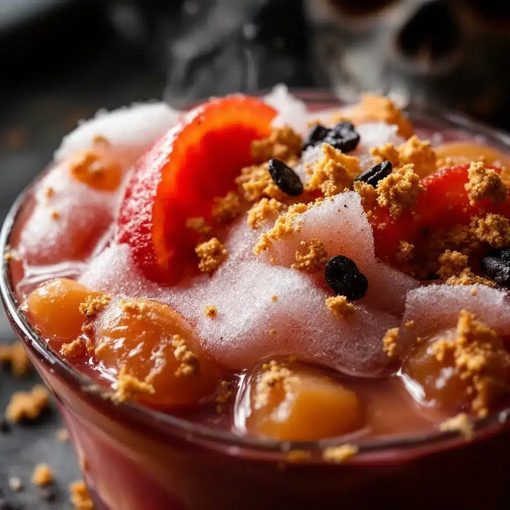 spooky non-alcoholic halloween punch preparation steps