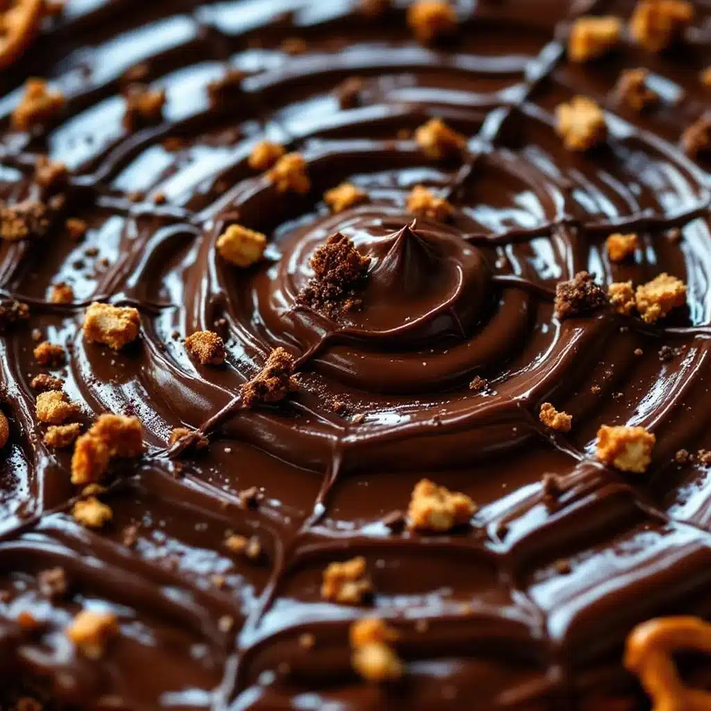 Spooky Spider Web Chocolate Cheesecake Dip - featured image